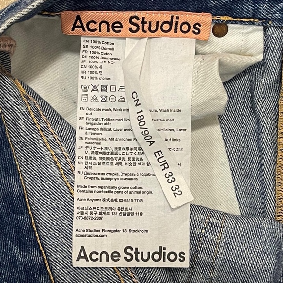 Acne Studios 1992 Vintage Blue Jeans - Picture 3 of 4